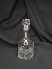 Royal Brierley Crystal Whisky Sennen Decanter Antibes Cut Alcohol Bottle