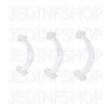 Retainer Hider - Curved Bar | 1.2mm (16g) - 6mm 8mm 10mm 12mm | BioFlex - O-Ring