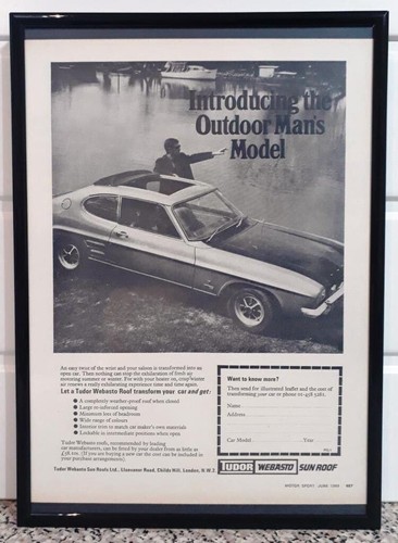 Framed original classic - framed, car