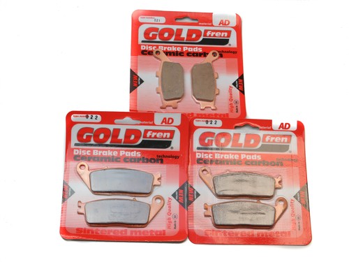 Brake pads front rear - rear, for