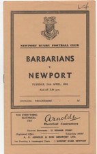 Apr 62 NEWPORT v BARBARIANS