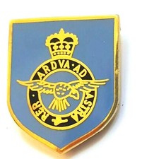 RAF Shield Metal Pin Badge -