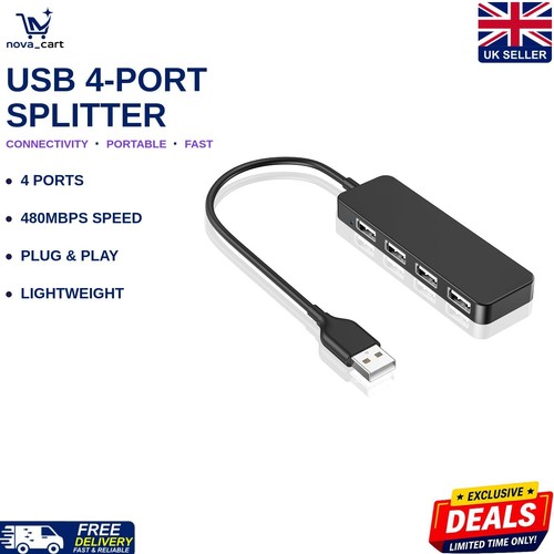 Usb port splitter - usb, 4-port