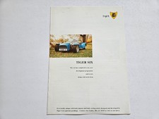 TIGER SIX KIT CAR SALES BROCHURE