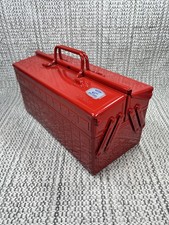TOYO STEEL ST-350 Cantilever Toolbox, Gloss Red, Pressed Steel, Made in Japan