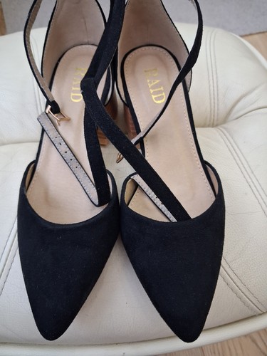 Pair raid black suede size - pair,
