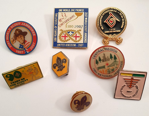Boy scouts pin - x,