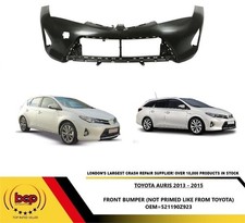 TOYOTA AURIS  HYBRID 2012 - 2015 FRONT BUMPER INSURANCE APPROVED READY TO PAINT 