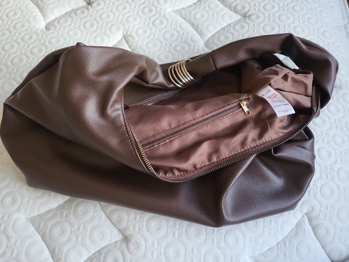 Brown slouch handbag excellent - brown,