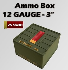 12 Gauge Ammo Box 25 Shell