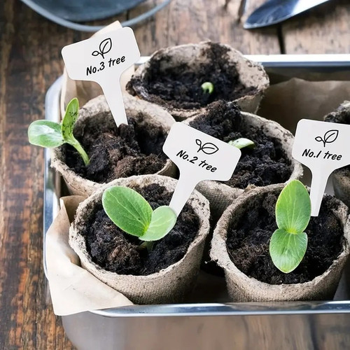 Type plastic plant labels - t-type,