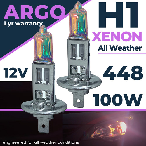 100w xenon white halogen - h1,
