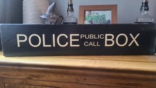 665mm x 140mm DR WHO POLICE PUBLIC CALL BOX TARDIS Door Sign NEW