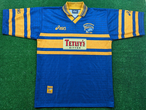 Vintage leeds rhinos asics - leeds,