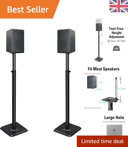 Cable management speaker stand - management,