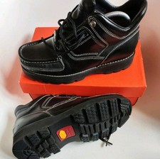 Rockport XCS Waterproof Mens Black size 7 W Boots leather vibram hydroshild 