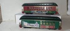 On30 gauge UNUSED 2x Bachmann SPECTRUM Thomas Kinkade Xmas Christmas Coach Tree