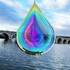 3D RGB Wind Spinners Stainless