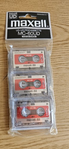 Maxell 60ud microcassette - maxell,