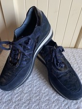 Salamander France Blue Suede