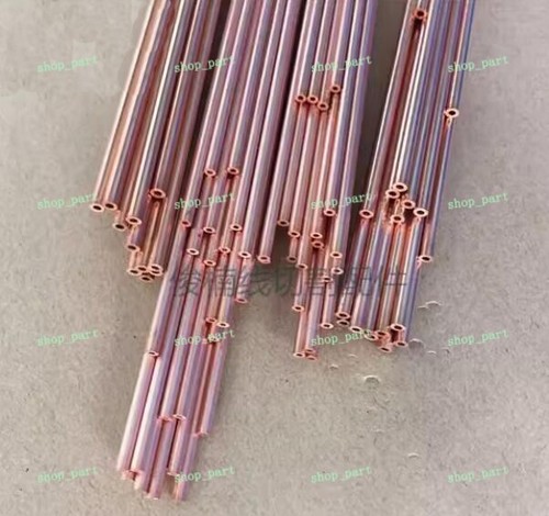 100pcs red copper - tube, single