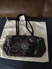 Zara BEADED SHOULDER BAG