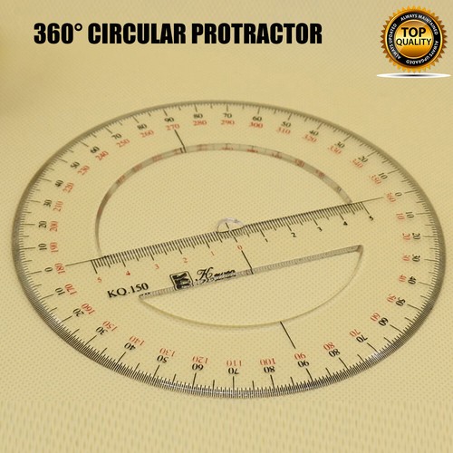 Plastic 360 degree - plastic, protractor