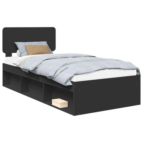 Bed frame with headboard - headboard, solid
