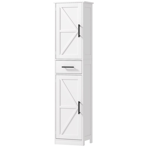 Farmhouse linen closet - farmhouse,