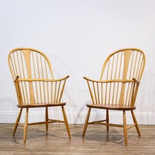 Pair of Ercol Chairmaker