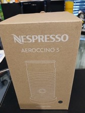 Nespresso Aeroccino 3 Milk Frother Electric Stainless Steel Black NIB Free P P