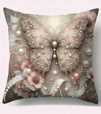 Vintage Butterfly Pearls Lace