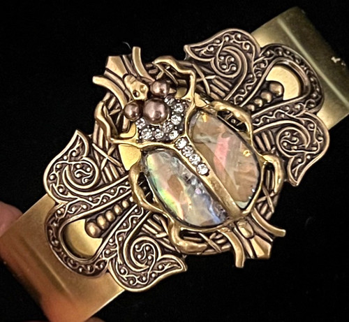 Scarab bracelet egyptian - bracelet,