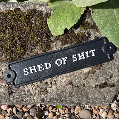 Funny signs wall plaques - /,