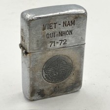 Vintage Vietnam Zippo 1971 "QUI NHON" Republic of Korea Armed Forces Lighter
