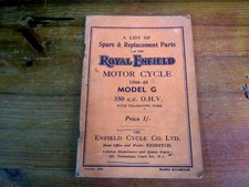 ROYAL ENFIELD MODEL G 350CC