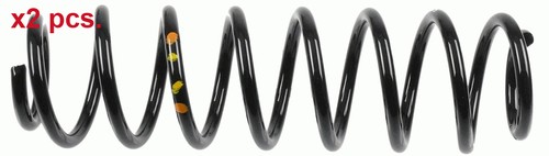 Pcs rear coil springs - coil,