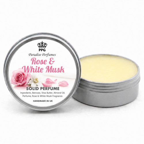Rose white musk solid - rose,