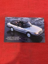 Original Vintage postcard SAAB