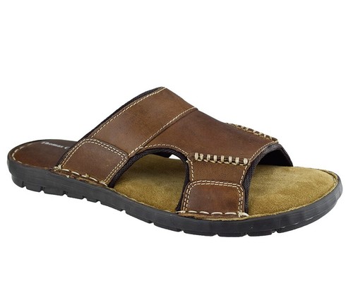 Men leather slip - men, on