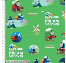 100% Cotton Fabric Thomas The