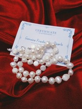Genuine baroque pearl necklace - genuine,