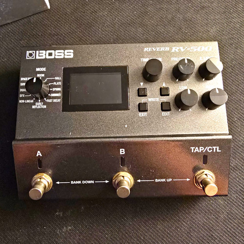 Boss 500 digital reverb - rv-500,