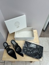 Gianni Versace Black High Heel Shoes - Size 5