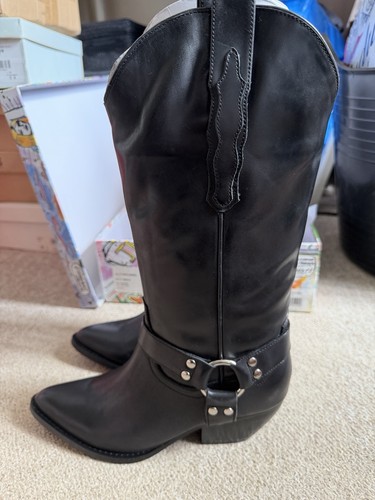 Jeffrey campbell black leather - jeffrey,