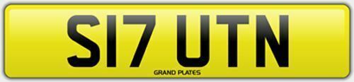 Sutton number plate - number,