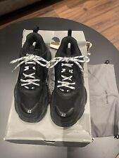 Size 8 - Balenciaga Triple S Sneaker Triple Black - Authentic 