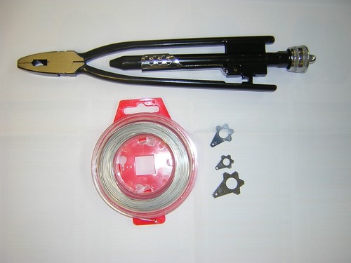 Pliers with lock wire in - wire,
