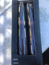 Next Curtain Rope Style Tie Backs - Long Brown Tassels - Brand New