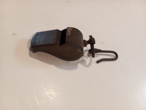 Antique brass military whistle - antique,